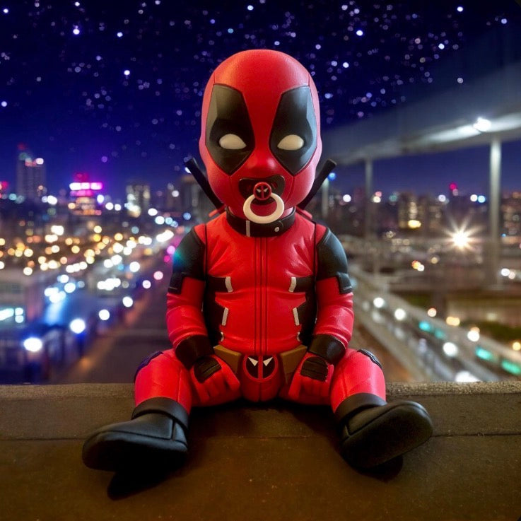 Life Sized "BabyPool" Baby Deadpool! Accessories Included!